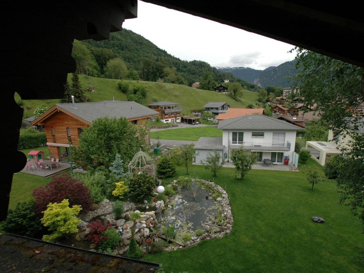 Pristine Home In A Charming Village Large Grassy Sunbathing Area View Of The M Nch And Jungfrau 빌더스빌 외부 사진